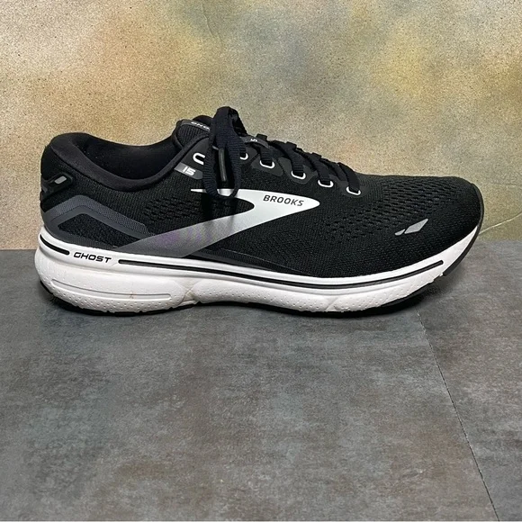 Brooks Ghost 15 1203501B012 Women's Black/White Running Shoes Size 9.5B - Picture 11 of 16